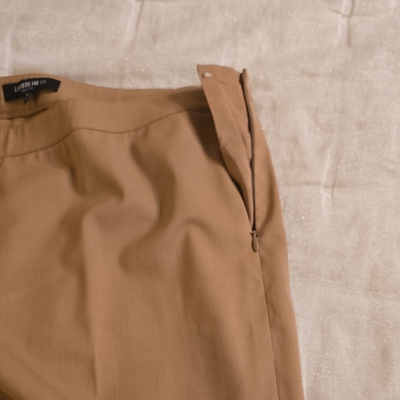 Lafayette 148 New York Tan Wool Trouser - Picture 9 of 14